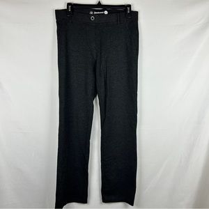 Betabrand dark gray straight leg pants MP